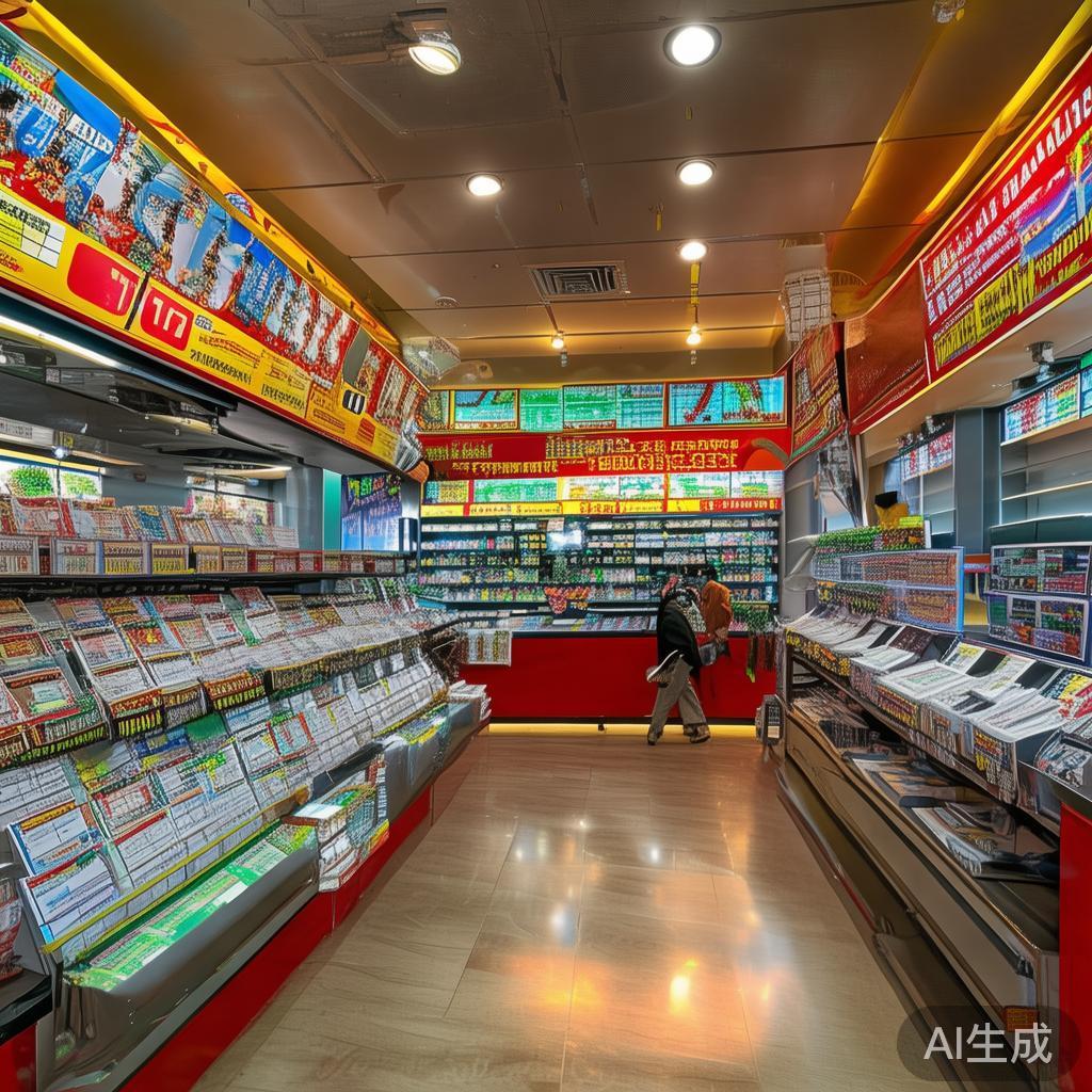 在海德体育彩票中心内部，涵盖了多款深受欢迎的体育彩